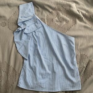 Banana Republic one shoulder blouse
